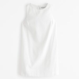 Abercrombie White Linen Dress - Size XXS